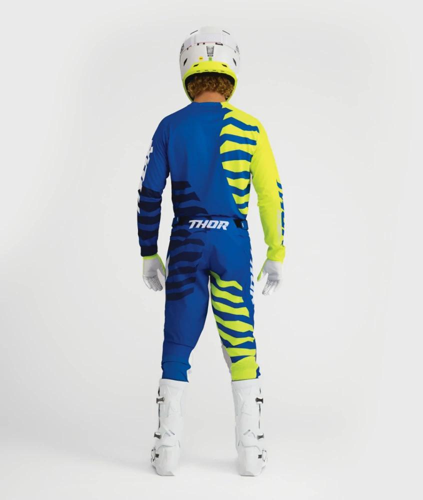 Motokrosový / enduro dres THOR LAUNCHMODE SHREDDER barva šedá/fuchsiová