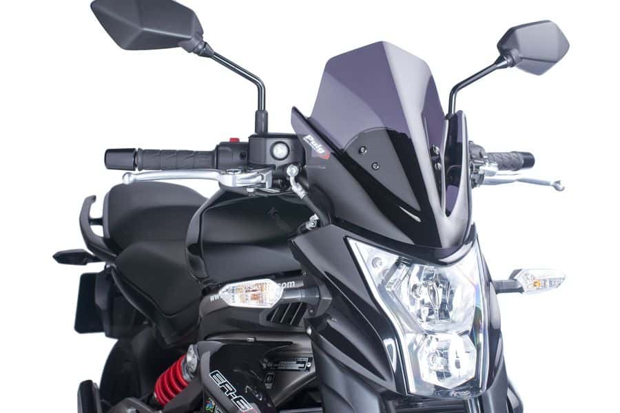 Plexi PUIG SPORT Kawasaki ER-6N 2012-2017 karbonové 