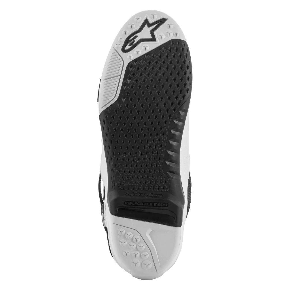 Ventilační motokrosové boty s vnitřní botičkou ALPINESTARS TECH 10 SUPERVENTED VENTILAČNÍ barva bílá