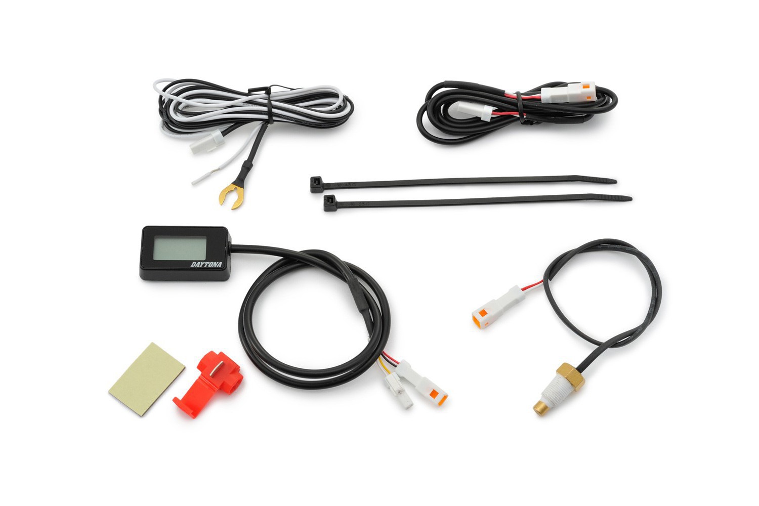 LCD ukazatel teploty oleje DAYTONA šířka x výška x hloubka: 42 x 25 x 10,8 mm