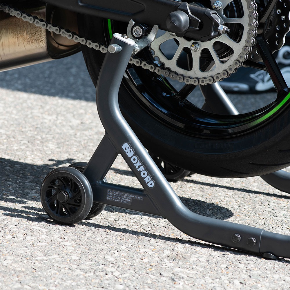 Zadní motocyklový stojan OXFORD ZERO-G OX263 barva černá 