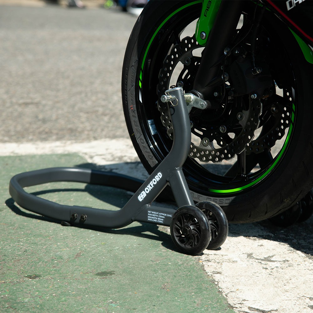 Přední motocyklový stojan OXFORD ZERO-G barva černá 