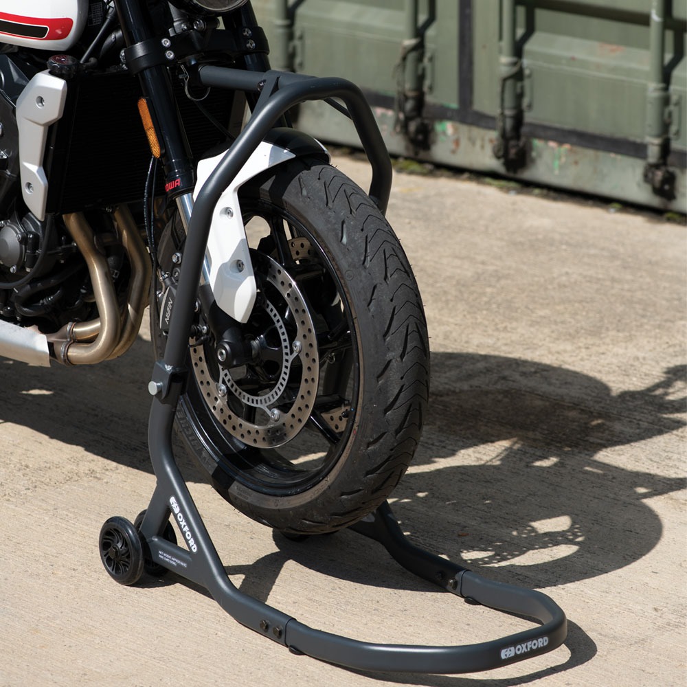 Motocyklový stojan do předních brýlí OXFORD ZERO-G barva černá 