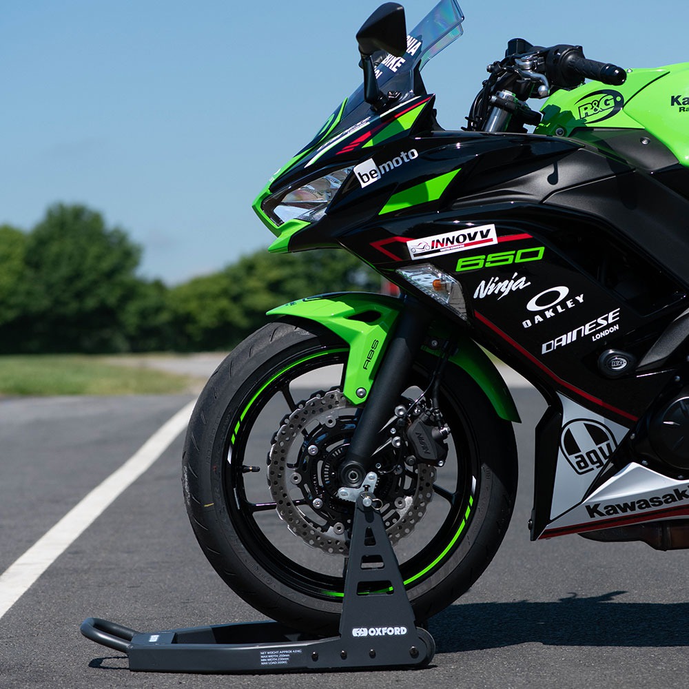 Přední motocyklový stojan OXFORD ZERO-G LITE barva černá 