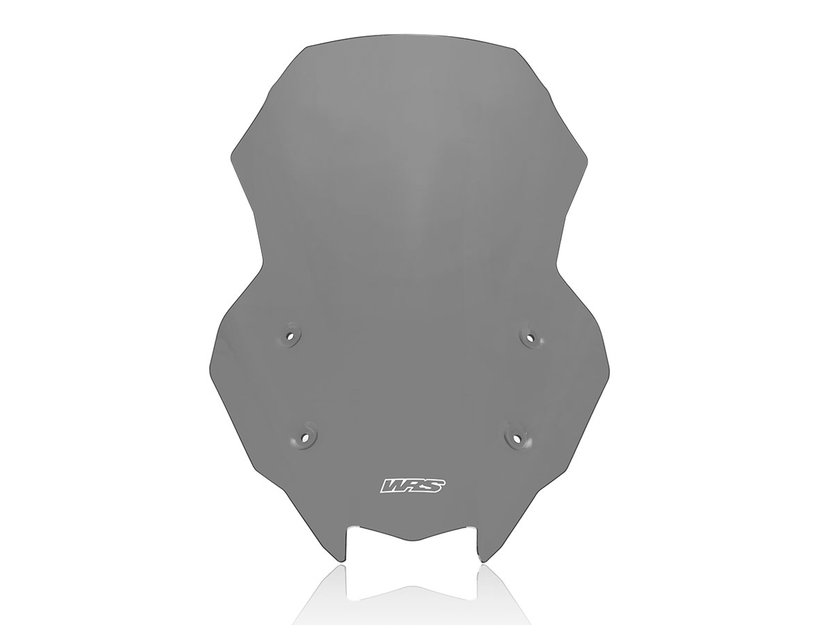 Plexi motocyklu WRS verze CAPONORD pro motocykly KAWASAKI Ninja 1000 SX ABS rok 2017 až 2023, výška plexi 47 cm, barva tmavě kouřová