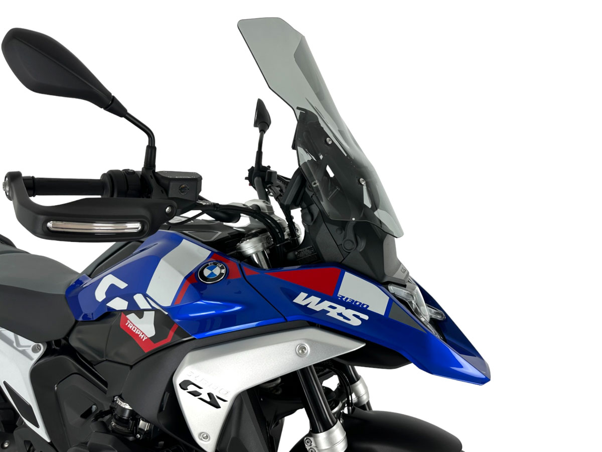 Plexi motocyklu WRS CAPONORD PLUS pro BMW R 1300 GS ABS rok 2023-2024 barva kouřová