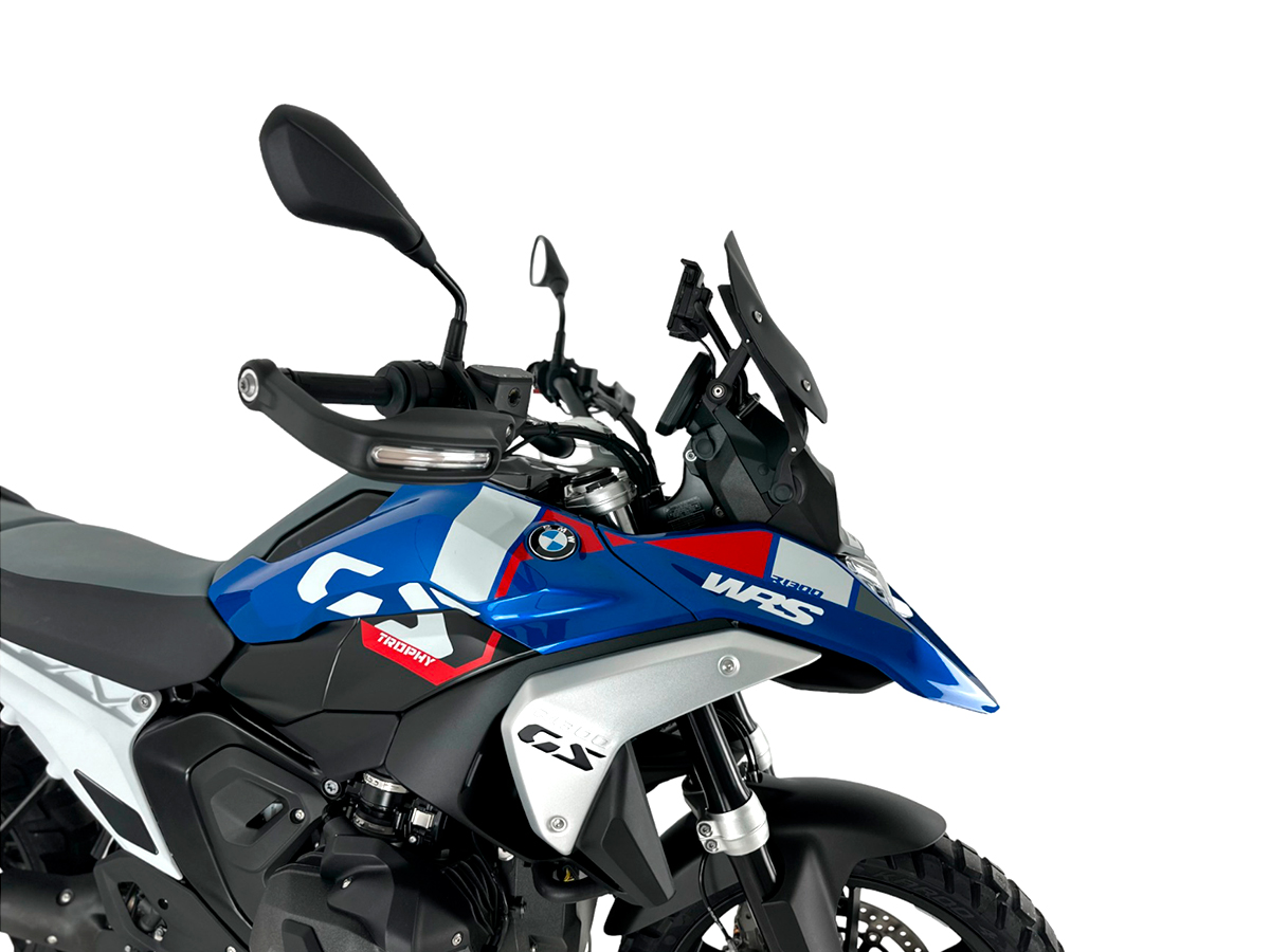 Plexi motocyklu WRS SPORT pro BMW R 1300 GS ABS rok 2023-2024 barva tmavě černá