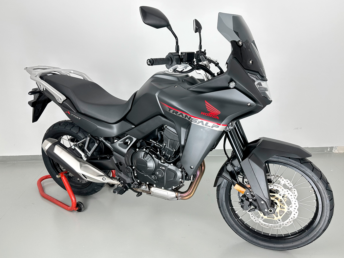 Plexi motocyklu WRS verze SPORT pro HONDA XL 750 TRANSALP ABS rok 2023-2024 barva tmavě kouřová, výška plexi 35,5 cm