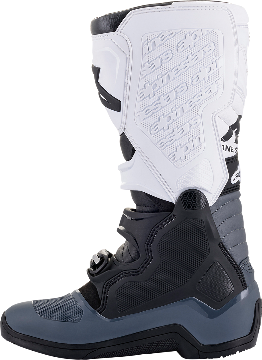 Motokrosové boty ALPINESTARS TECH 5 barva ČERNÁ/ŠEDÁ/BÍLÁ/ŽLUTÁ FLUO