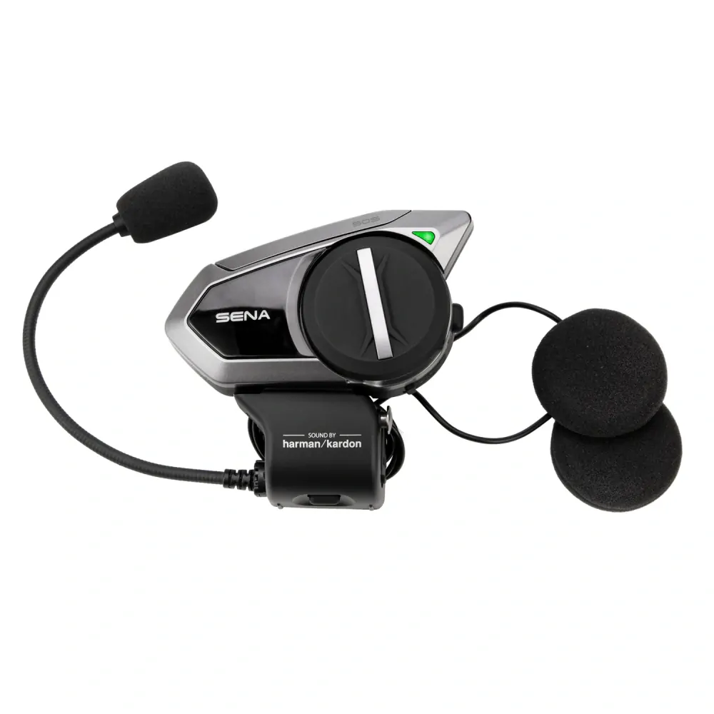 Komunikační zařízení / headset  pro motorkáře SENA 50S dosah 2 km, balení dvou jednotek