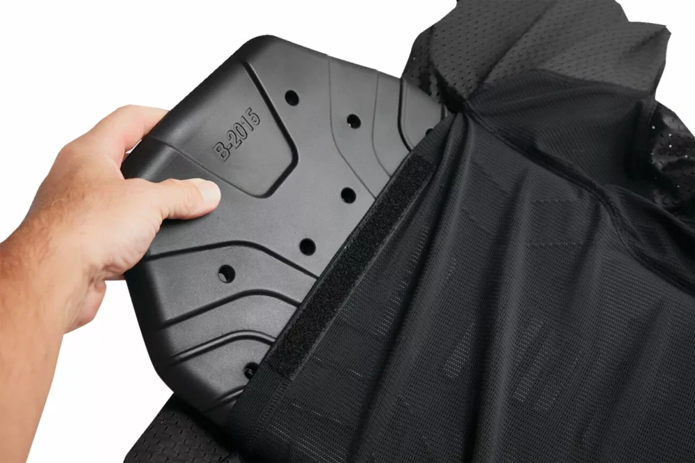 Chráničová vesta - košile s chrániči - chránič těla THOR SENTRY STEALTH barva černá, velikost L/XL