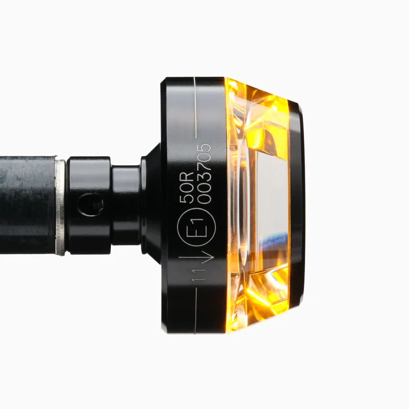 Homologovaný led motocyklový blinkr do konců řidítek MOTOGADGET TURN SIGNAL MO.BLAZE DISC - POZICE MONTÁŽE PŘEDNÍ  LEVÁ, barva lesklý chrom 