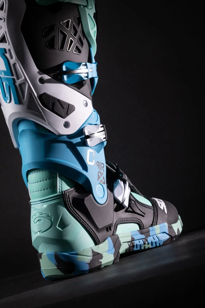 Motokrosové / enduro boty SIDI CROSSAIR X barva messy/cyan, pár