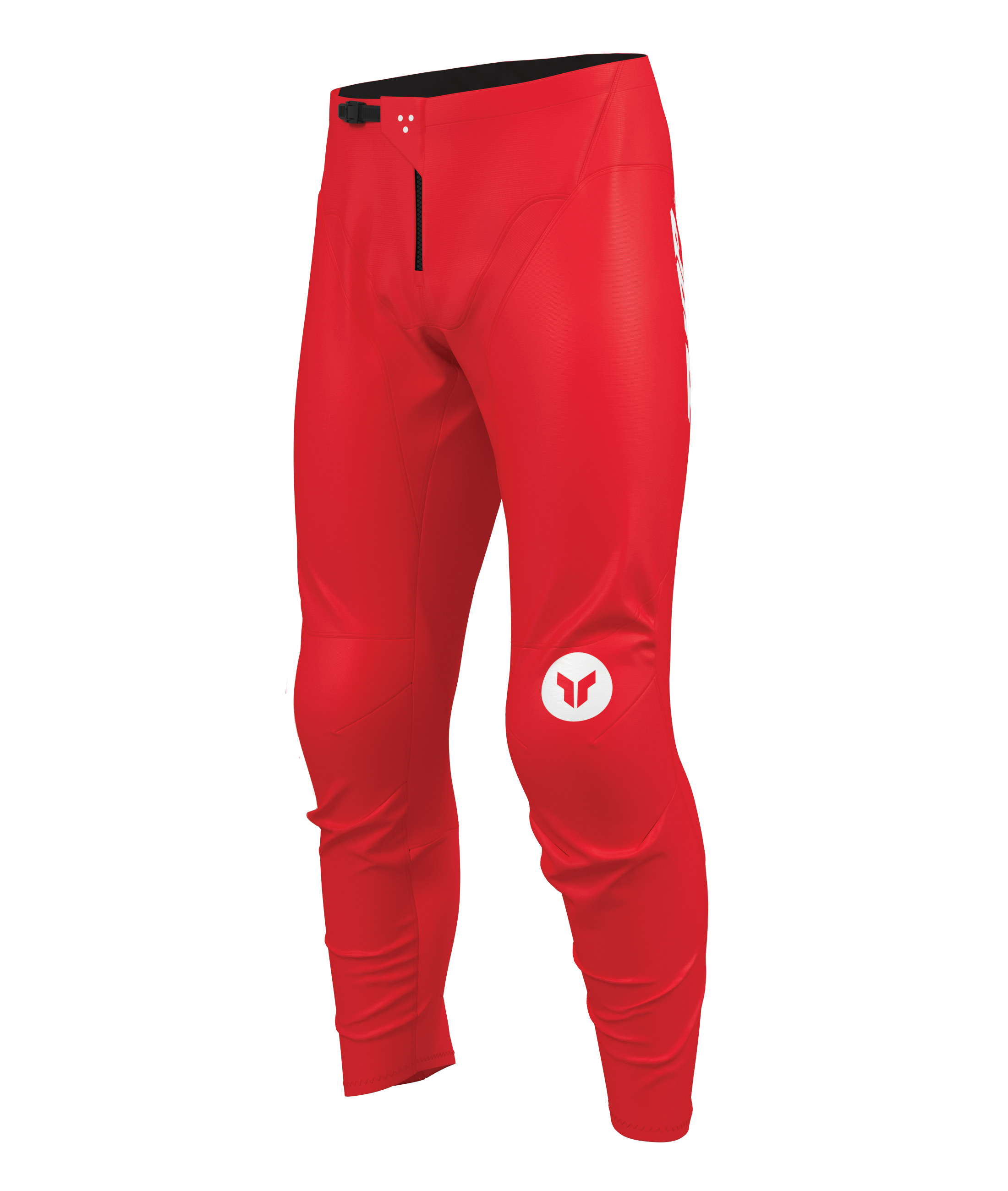Dětský motokrosový komplet kalhot a dresu THOR RIDEMODE RACEWEAR MENACE barva červená/bílá