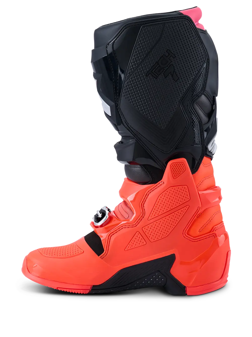Motokrosové boty / mx obuv ALPINESTARS TECH 7 / 2012025-1576 barva černá/červená fluo/růžová 26
