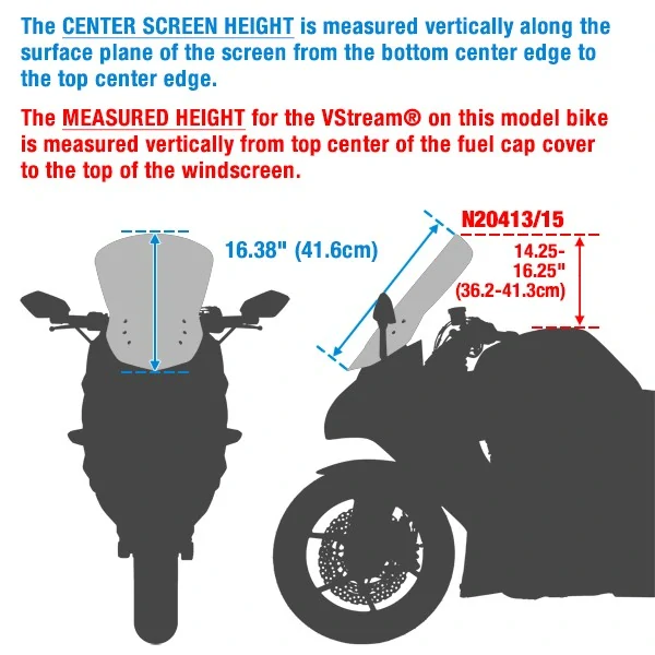 Plexi motocyklu NATIONAL CYCLE verze střední N20415 pro HARLEY DAVIDSON PAN AMERICA rok 2021-2024 barva čirá, výška plexi 41,6 cm