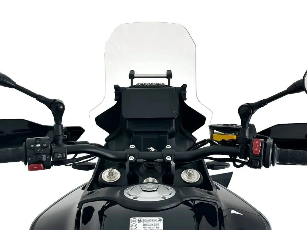 Plexi motocyklu WRS pro CF MOTO 450 MT rok 2024-2026 verze TOURING výška 36 cm, barva čirá