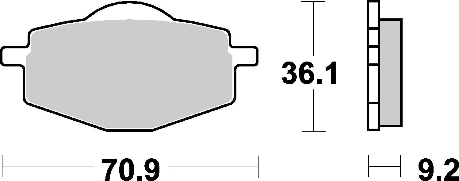 Brzdové destičky GILERA RC 600 89-94