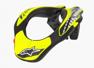 Dětský chránič krční páteře ALPINESTARS NECK SUPPORT ŽLUTÝ FLUO/ČERNÝ, VEL. UNI