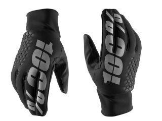 a Motokrosové rukavice 100% BRISKER  HYDROMATIC BLACK vel. M