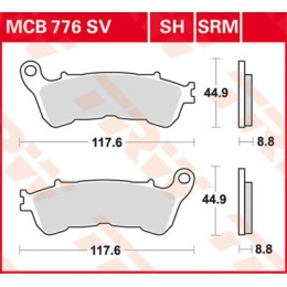 Brzdové destičky HONDA XL 700 V Transalp 08-13