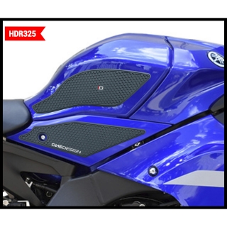 Samolepka - tank pad - tank grips ONEDESIGN pro YAMAHA R3 2015-2018 barva černá  
