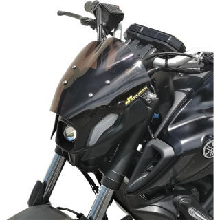 Plexi motocyklu BULLSTER pro YAMAHA MT-07 700 rok 2021 barva šedá kouřová, výška 24 cm (9-1/2")