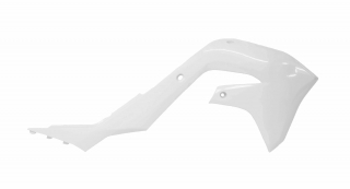 a Spoilery chladiče Kawasaki KXF 250 21-22 bílé
