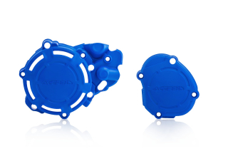 Sada kryt víčka spojky, zapalování a vodní pumpy ACERBIS pro YAMAHA YZ 250 2005-2023 barva modrá