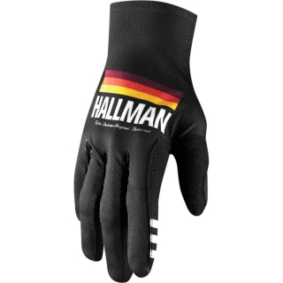 A Motokrosové rukavice THOR HALLMAN MAINSTAY ČERNÉ VEL. XL 