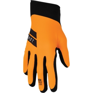 a Motokrosové rukavice THOR AGILE FLUO ORANŽOVÁ/ČERNÁ vel. S
