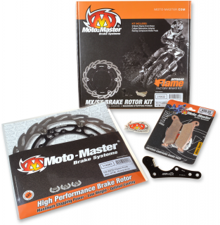 Brzdový kit - brzdový kotouč + desky + adaptér  MOTO MASTER pro HUSABERG TE 125 2012-2014