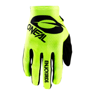 a Motokrosové rukavice ONEAL MATRIX STACKED fluo žlutá vel. XXL