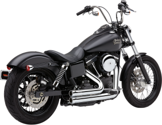Kompletní výfuk Cobra 909 2-into-2 pro Harley Davidson FXDWG rok 2012-2017 barva chromová