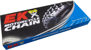 Motocyklový řetěz EK 525 DEX CHAIN QX-Ring, počet článků řetězu 120 včetně spony řetězu