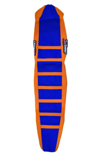 A Potah sedla UGS WAVE CROSS X RACING pro motocykly KTM SX /SXF 2019-2022 barva oranžová/modrá
