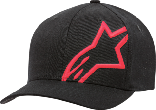 Pánská kšiltovka s prohnutým kšiltem ALPINESTARS HAT CORP SHFT 2 barva černá/červená, velikost L/XL