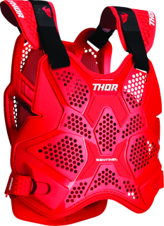 Lehký hrudní / zádový chránič THOR SENTINEL PRO CHEST PROTECTOR  barva červená/černá, velikost XL/XXL