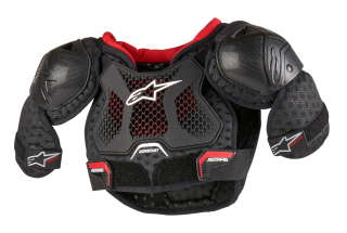 A Dětský chránič těla ALPINESTARS BIONIC KICKSTART velikost 7 až 9 let, barva černá/červená