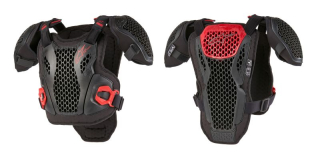 a Dětský chránič těla ALPINESTARS ALPINESTARS BIONIC ACTION YOUTH 6740424-13 velikost L/XL , barva černá/červená 