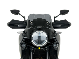 Plexi motocyklu WRS verze ENDURO pro HUSQVARNA NORDEN 901 EXPEDITION rok 2023 barva tmavě kouřová, výška plexi 18,5 cm 