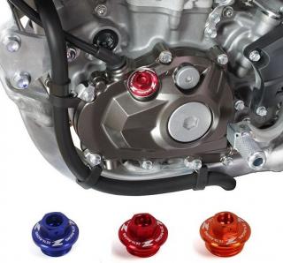Zátka nalévacího otvoru oleje ZETA Oil Filler Plug KTM oranžová