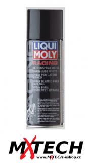 Bílé mazivo-tuk na řetězy LIQUI MOLY Motorbike Kettenspray weiß 50 ml
