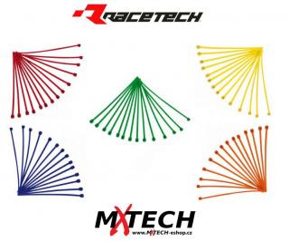 Stahovací pásky RACETECH 4,8x280mm - 100 kusů žluté