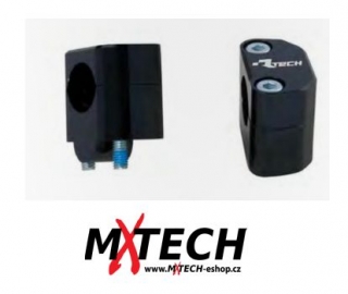 Sada na zvýšení řídítek RACETECH + 35 mm, průměr 22 - 28,6 mm vč. šroubů