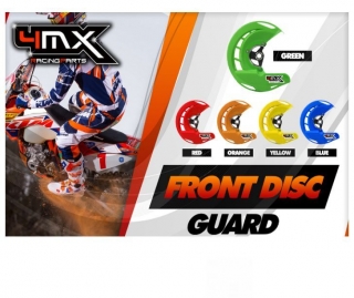 A Chránič - kryt předního kotouče 4MX DISK GUARD KTM 125-530 XC/XCF 03-14 ORANŽOVÝ
