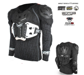 a Hrudní chránič - chránič těla - košile LEATT 4.5 Body Protector černá vel. L/XL