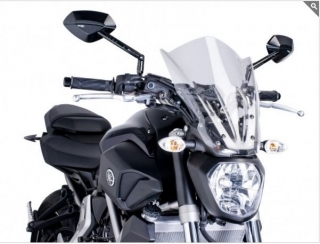 Plexi PUIG TOURING Yamaha MT-03 2016-2017 čiré 