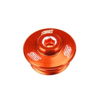 Zátka nalévání oleje SCAR OIL FILLER CAP pro KTM/SHERCO oranžová