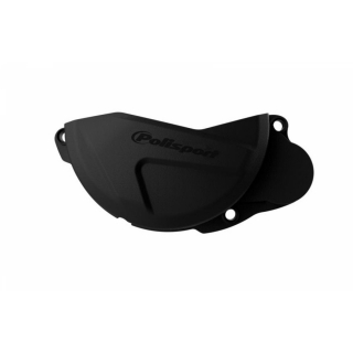 Kryt spojkového víka POLISPORT pro HUSQVARNA FE 250/350 16-17 černý
